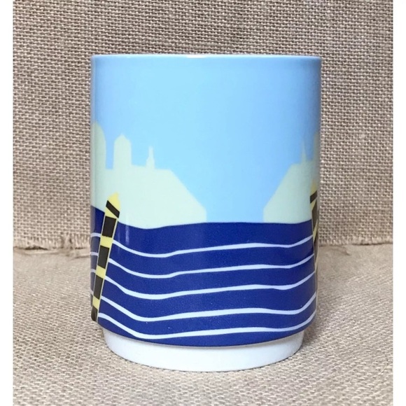 Vintage Studio Nova Around The World Venice Stacking Coffee Mug Cup Coastal - Picture 3 of 6